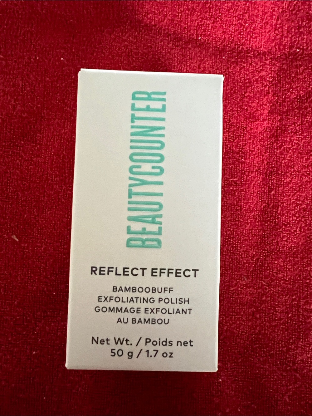 beautycounter Bamboo Buff Exfoliant Box